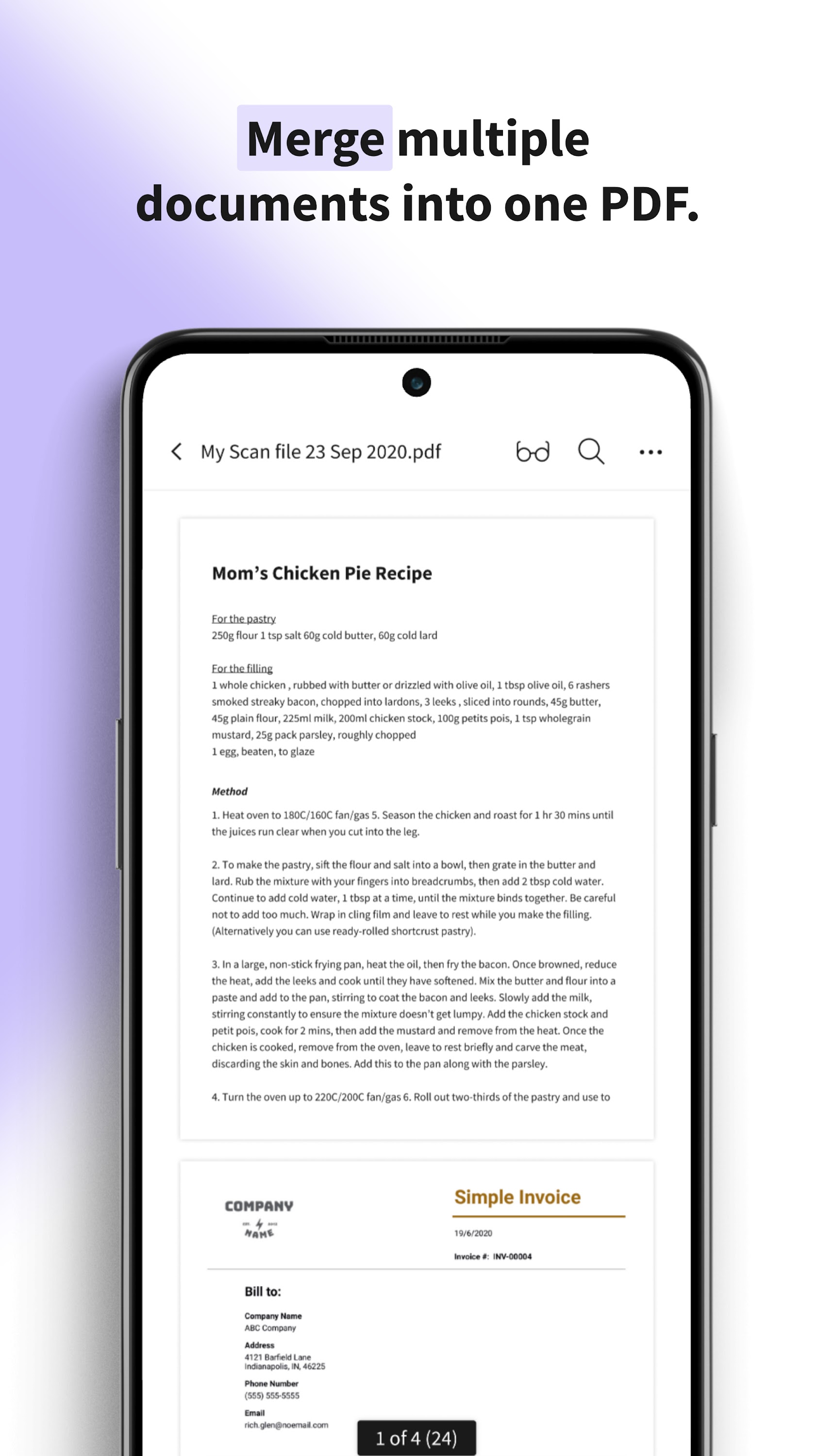 اسکرین شات 3 برنامه Smallpdf: All-In-One PDF App