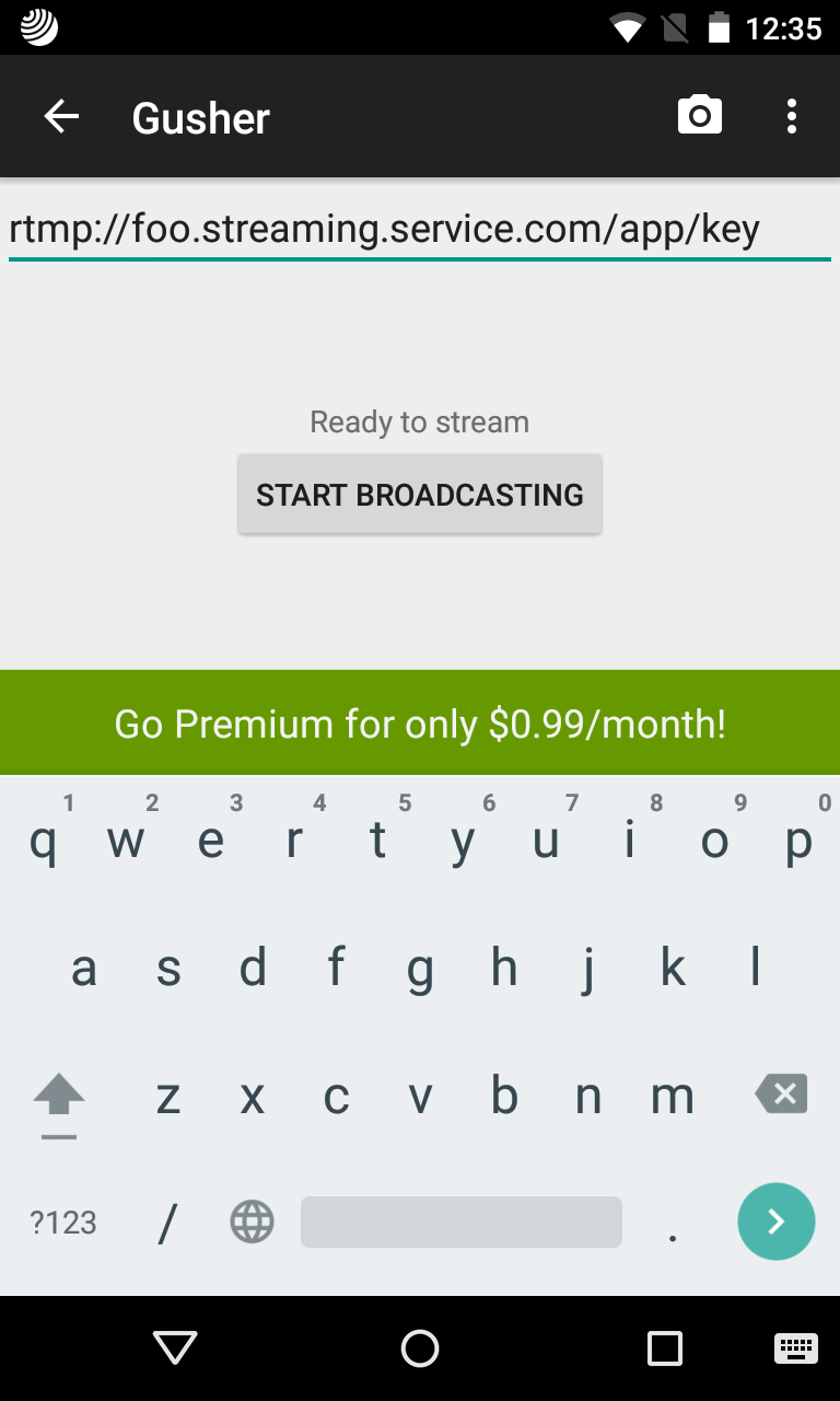 اسکرین شات 5 برنامه Gusher - Screen Broadcaster