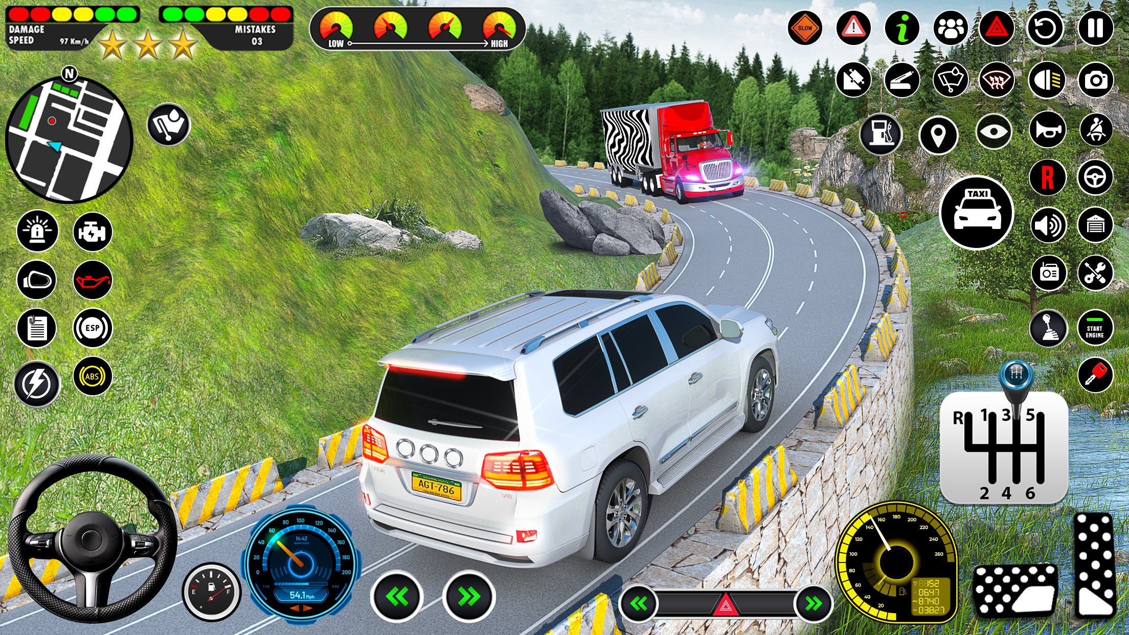 اسکرین شات 5 برنامه Cab Simulator Passenger Game