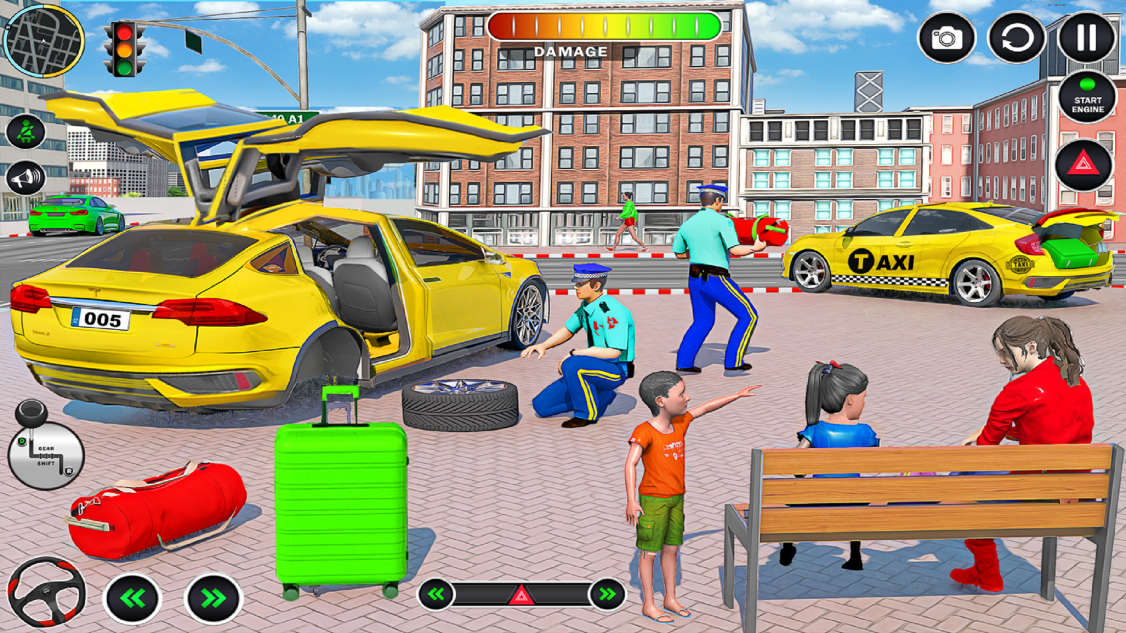 اسکرین شات 7 برنامه Cab Simulator Passenger Game