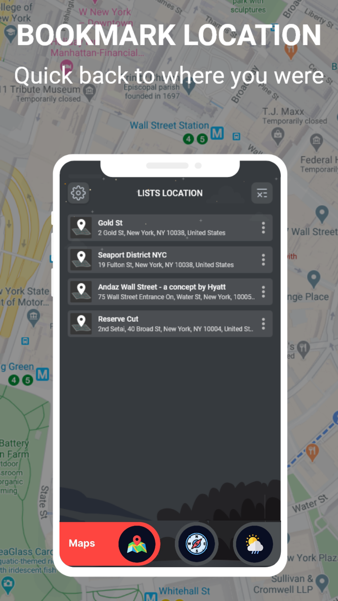 اسکرین شات 4 برنامه Compass360: Smart Compass tool