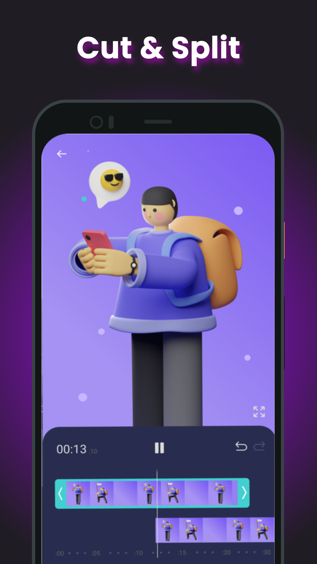 اسکرین شات 2 برنامه Video Editor - Video Converter