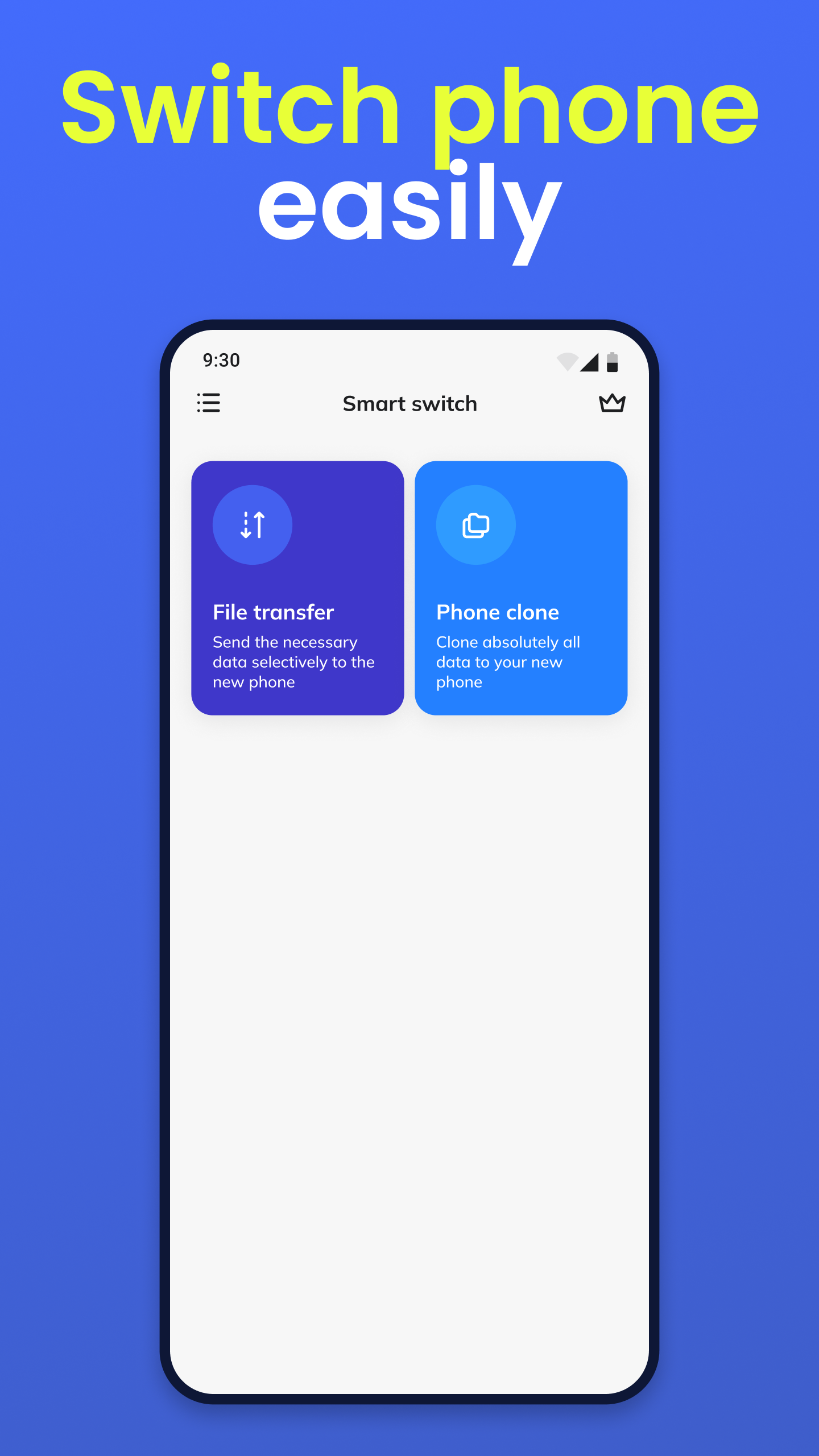 اسکرین شات 4 برنامه Smart switch - copy my data