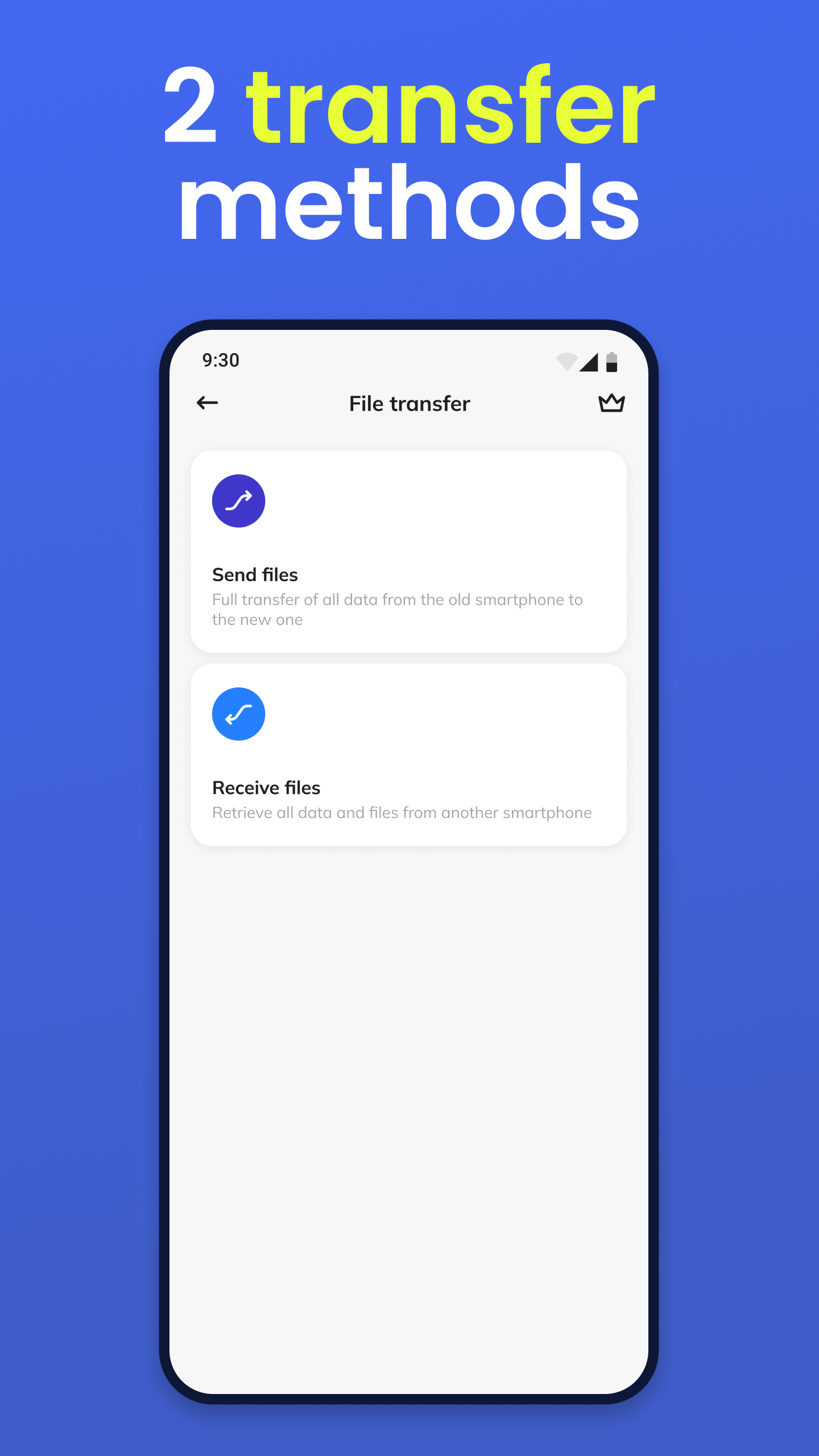 اسکرین شات 6 برنامه Smart switch - copy my data