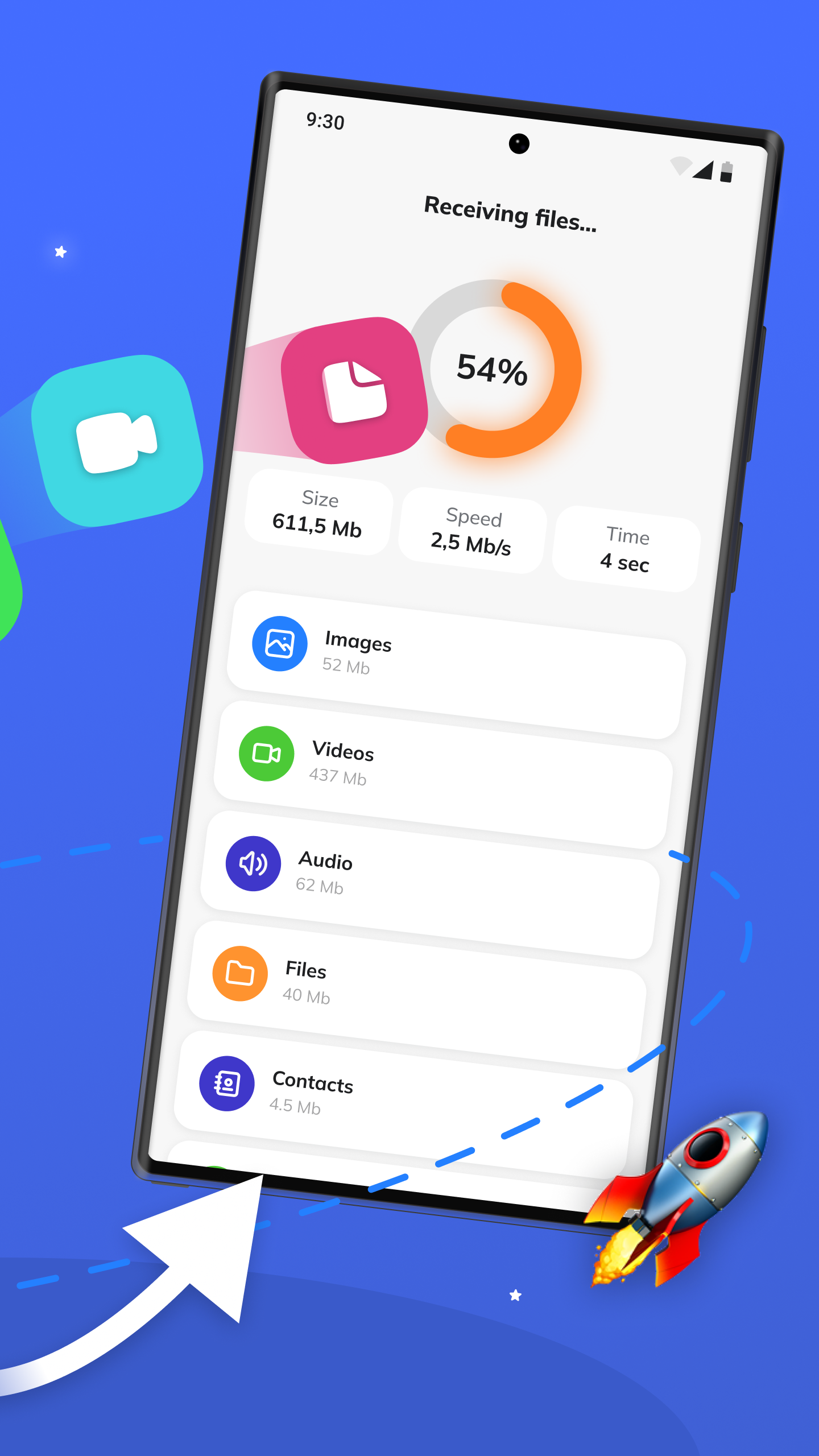 اسکرین شات 2 برنامه Smart switch - copy my data