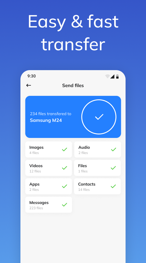 اسکرین شات 6 برنامه Smart switch - copy my data