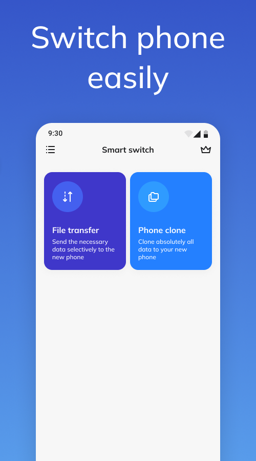 اسکرین شات 3 برنامه Smart switch - copy my data