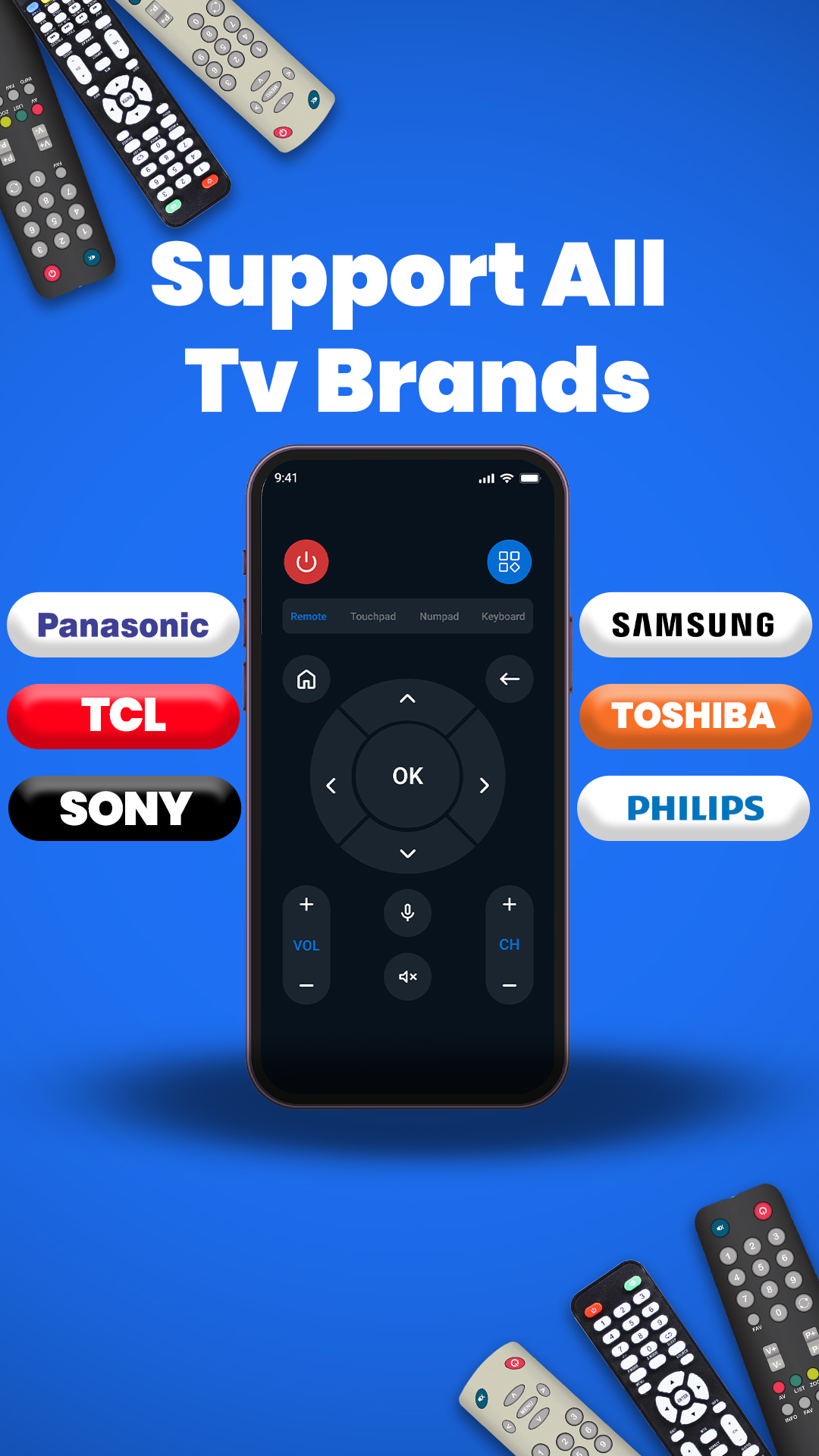 اسکرین شات 5 برنامه TV Remote control App