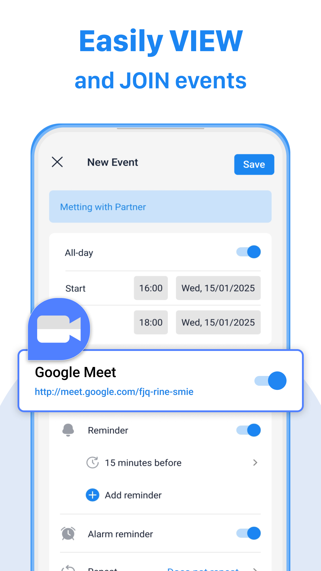 اسکرین شات 4 برنامه Calendar: Schedule Planner