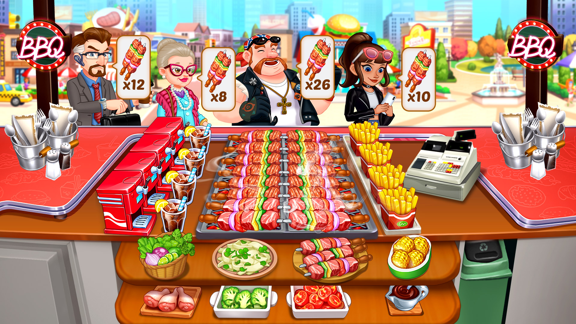 اسکرین شات 2 بازی Crazy Diner - Running Game
