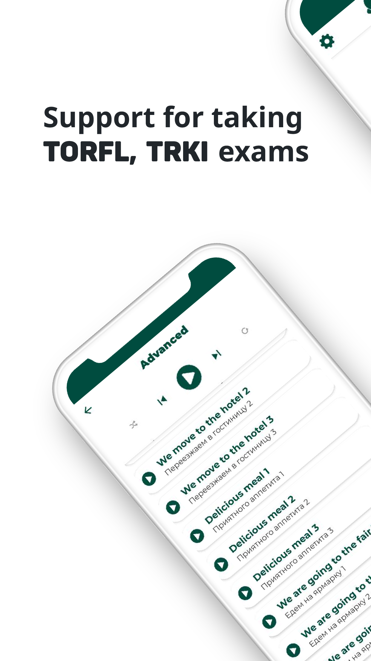 اسکرین شات 4 برنامه Russian ー Listening・Speaking