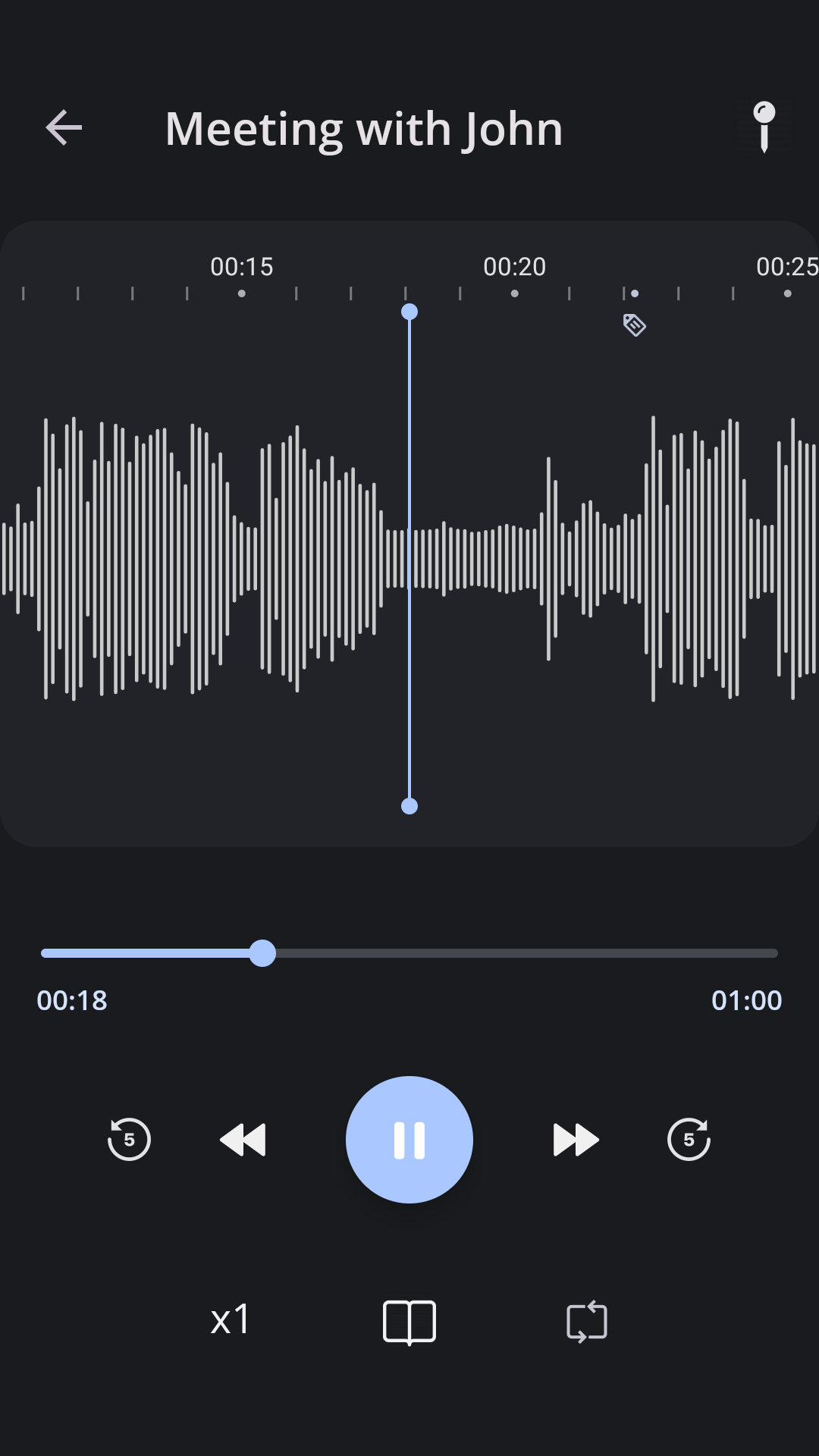 اسکرین شات 2 برنامه Audio Recorder