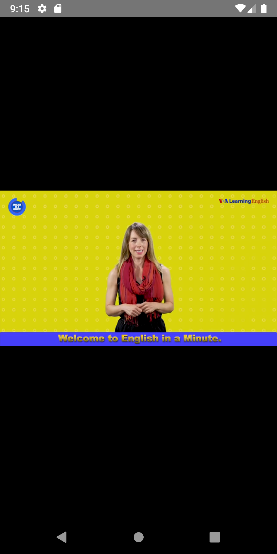 اسکرین شات 4 برنامه AEB - Learn English VOA