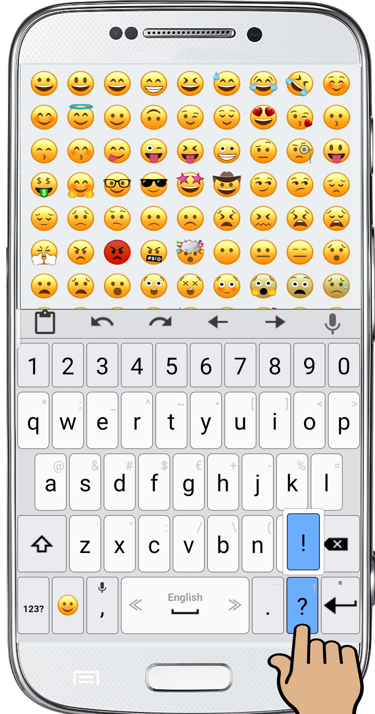 اسکرین شات 1 برنامه Emoji Keyboard