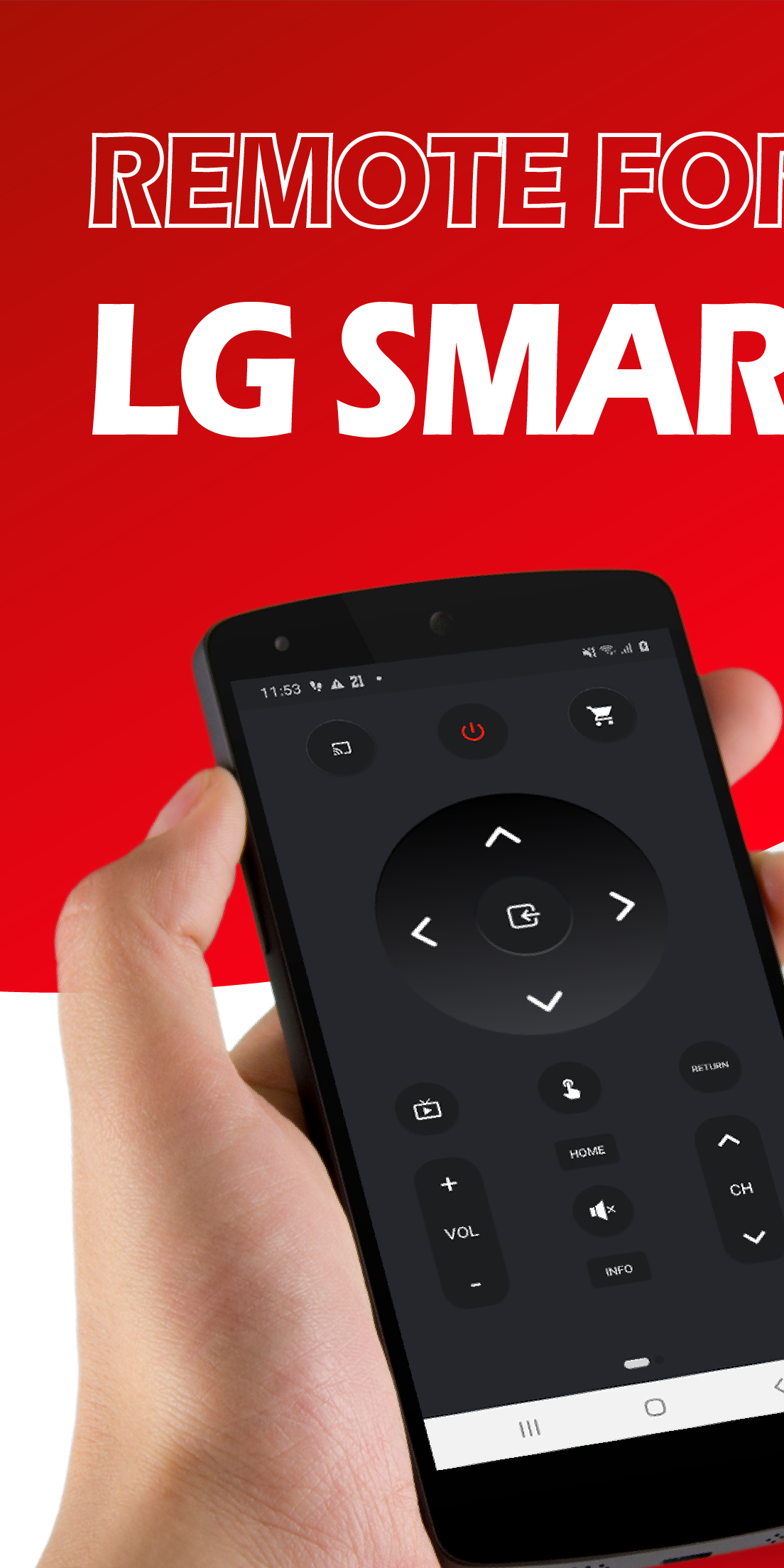 اسکرین شات 1 برنامه Smart TV Remote, Works with LG