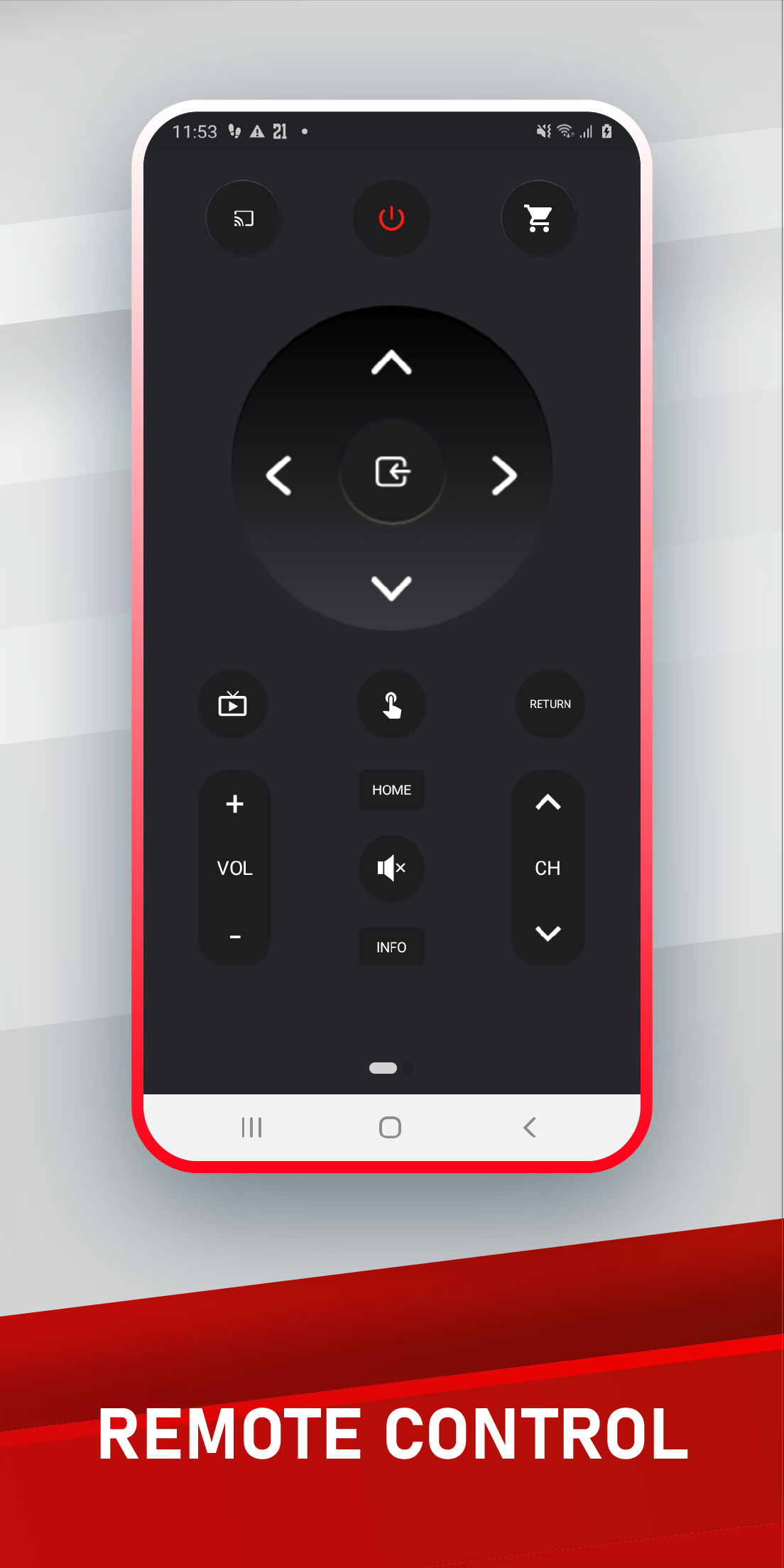 اسکرین شات 3 برنامه Smart TV Remote, Works with LG