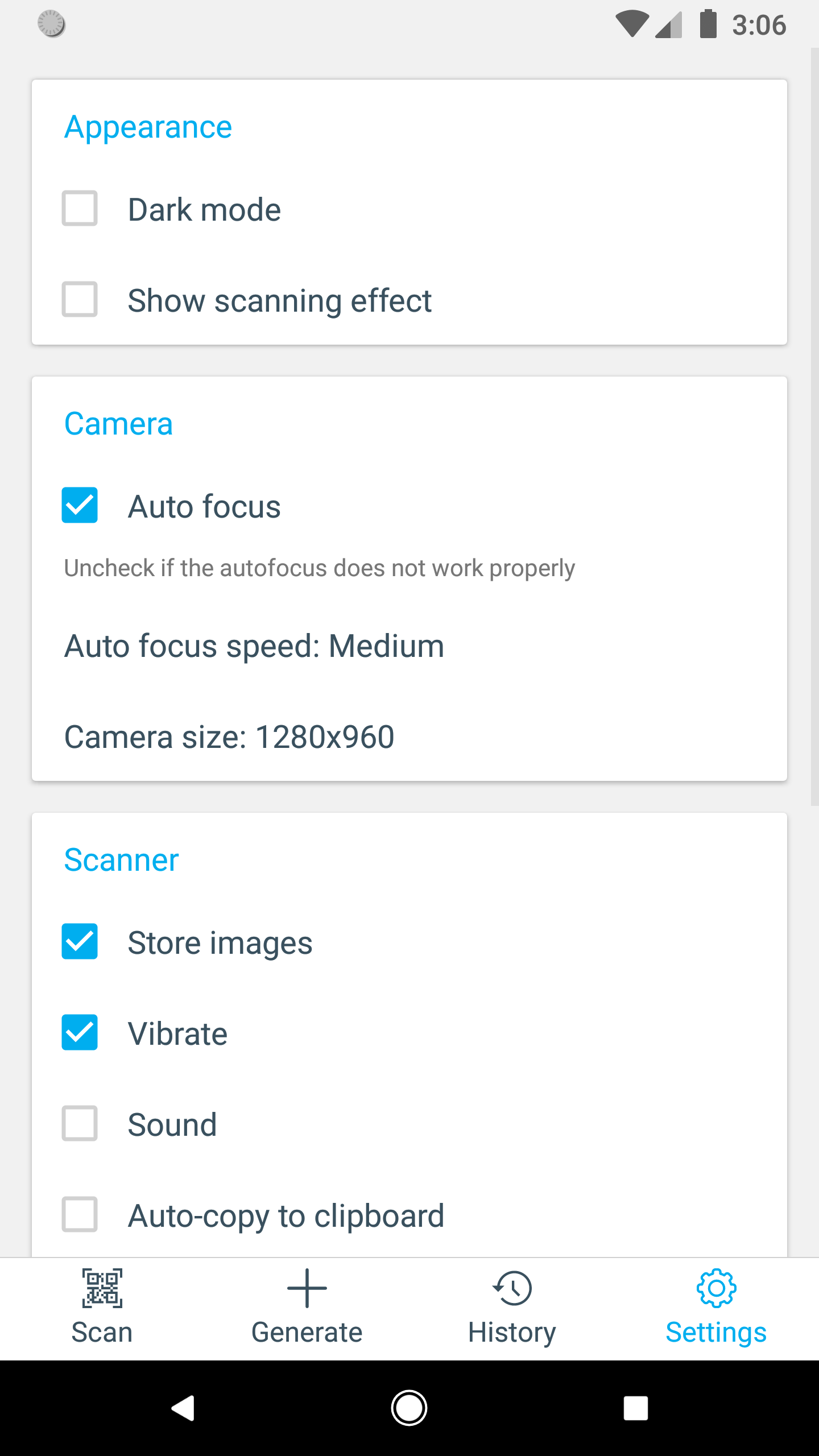 اسکرین شات 8 برنامه QR Code & Barcode Scanner