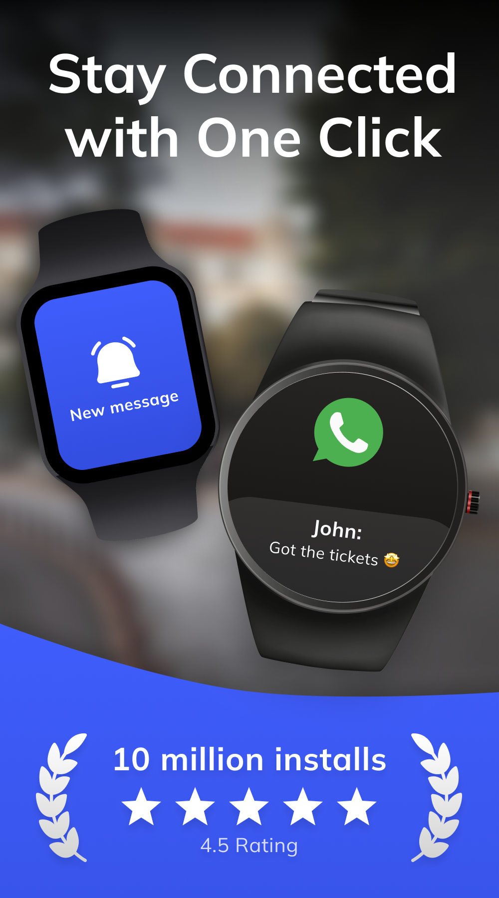اسکرین شات 1 برنامه Smart Watch app - BT Notifier
