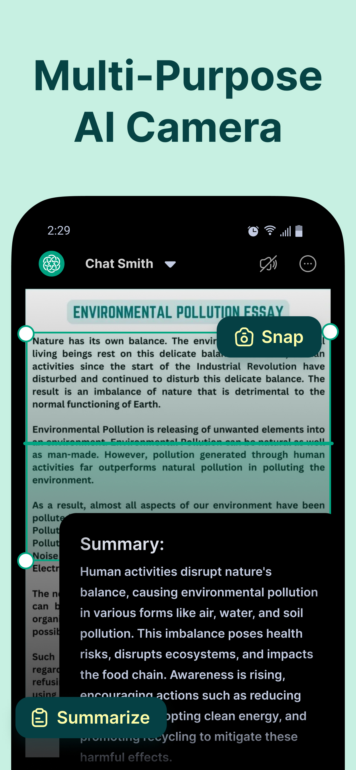 اسکرین شات 6 برنامه AI Chat Smith Smart Assistant