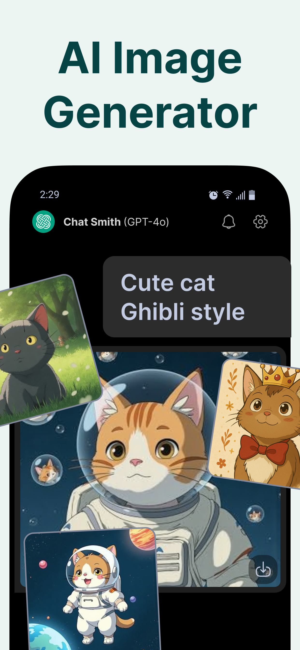 اسکرین شات 4 برنامه AI Chat Smith Smart Assistant