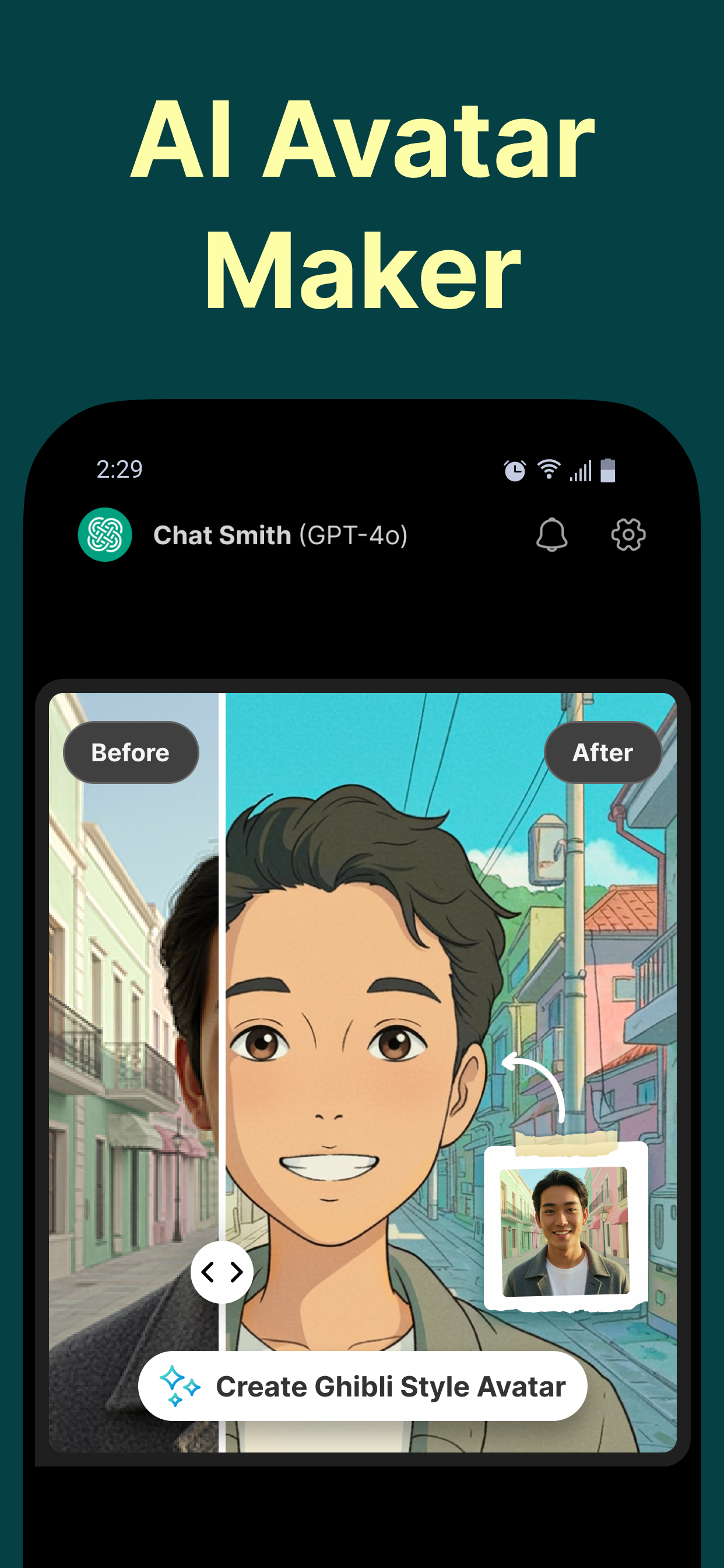 اسکرین شات 3 برنامه AI Chat Smith Smart Assistant
