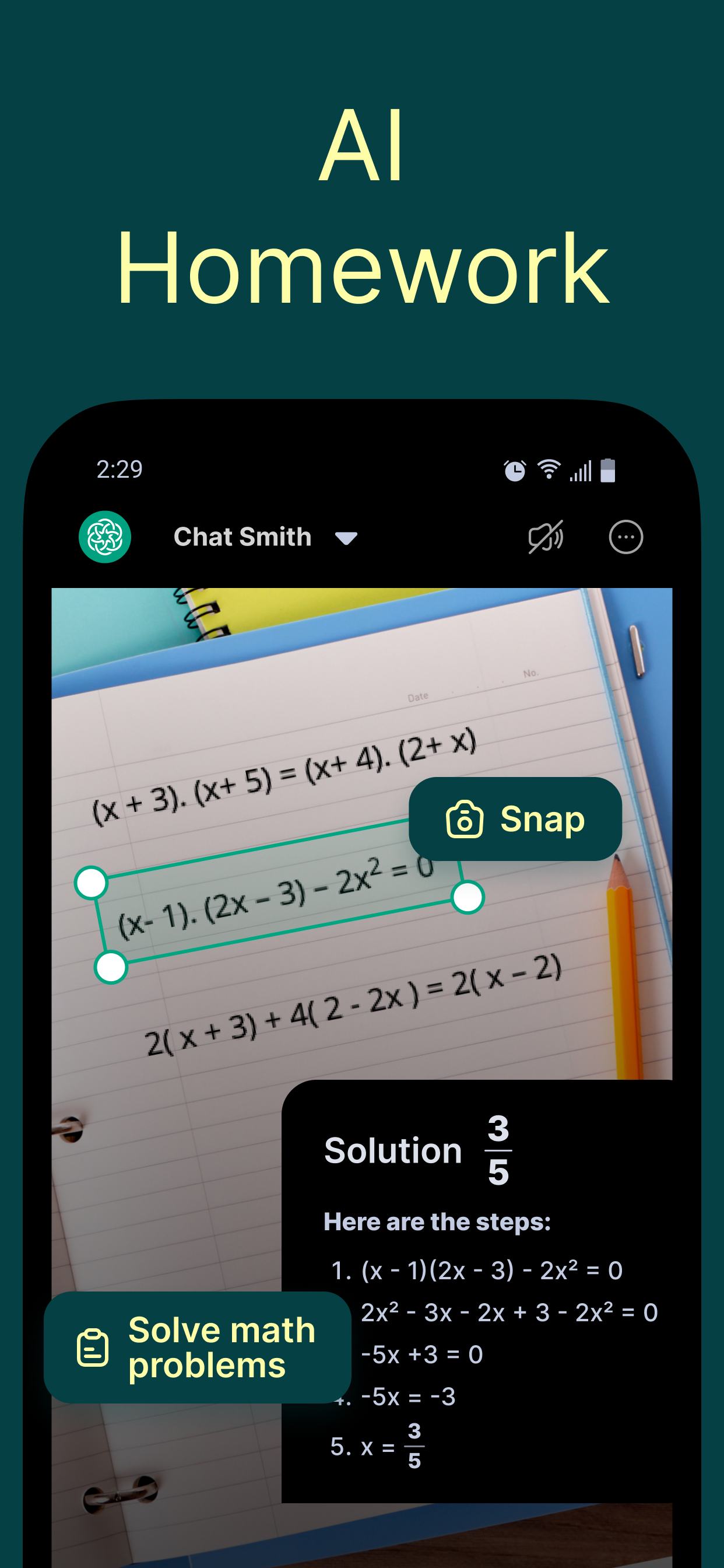 اسکرین شات 5 برنامه AI Chat Smith Smart Assistant