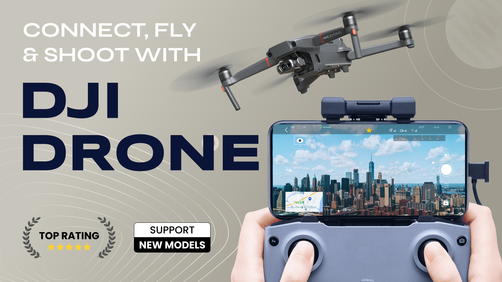 اسکرین شات 1 برنامه Go Fly Drone models controller