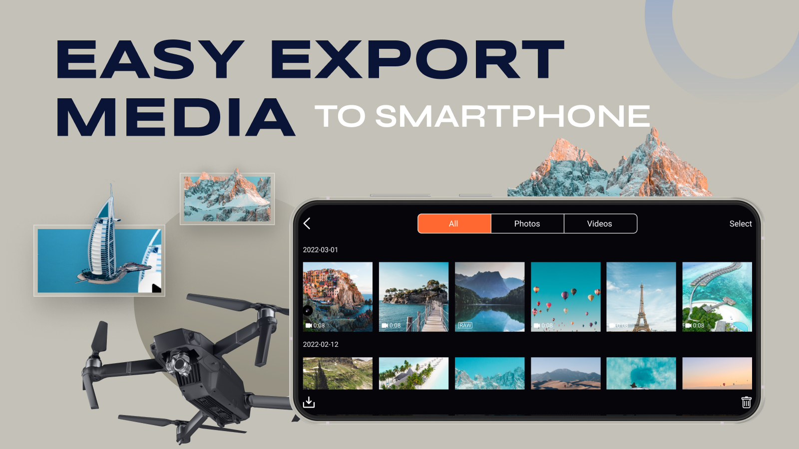 اسکرین شات 8 برنامه Go Fly Drone models controller