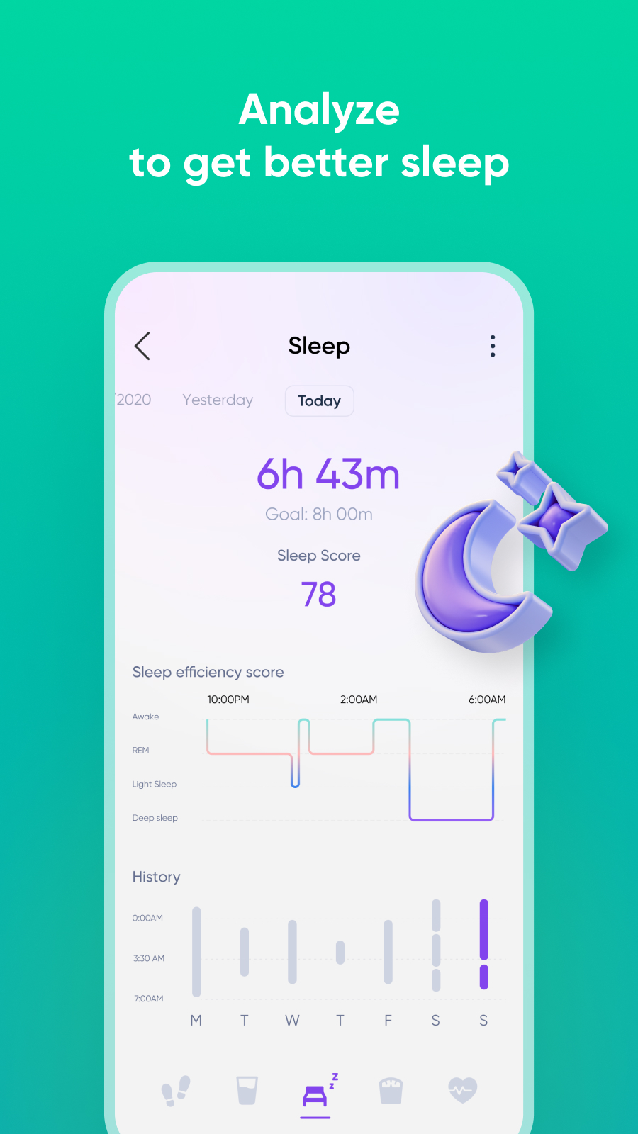 اسکرین شات 4 برنامه Fitness Band - Fitness Tracker