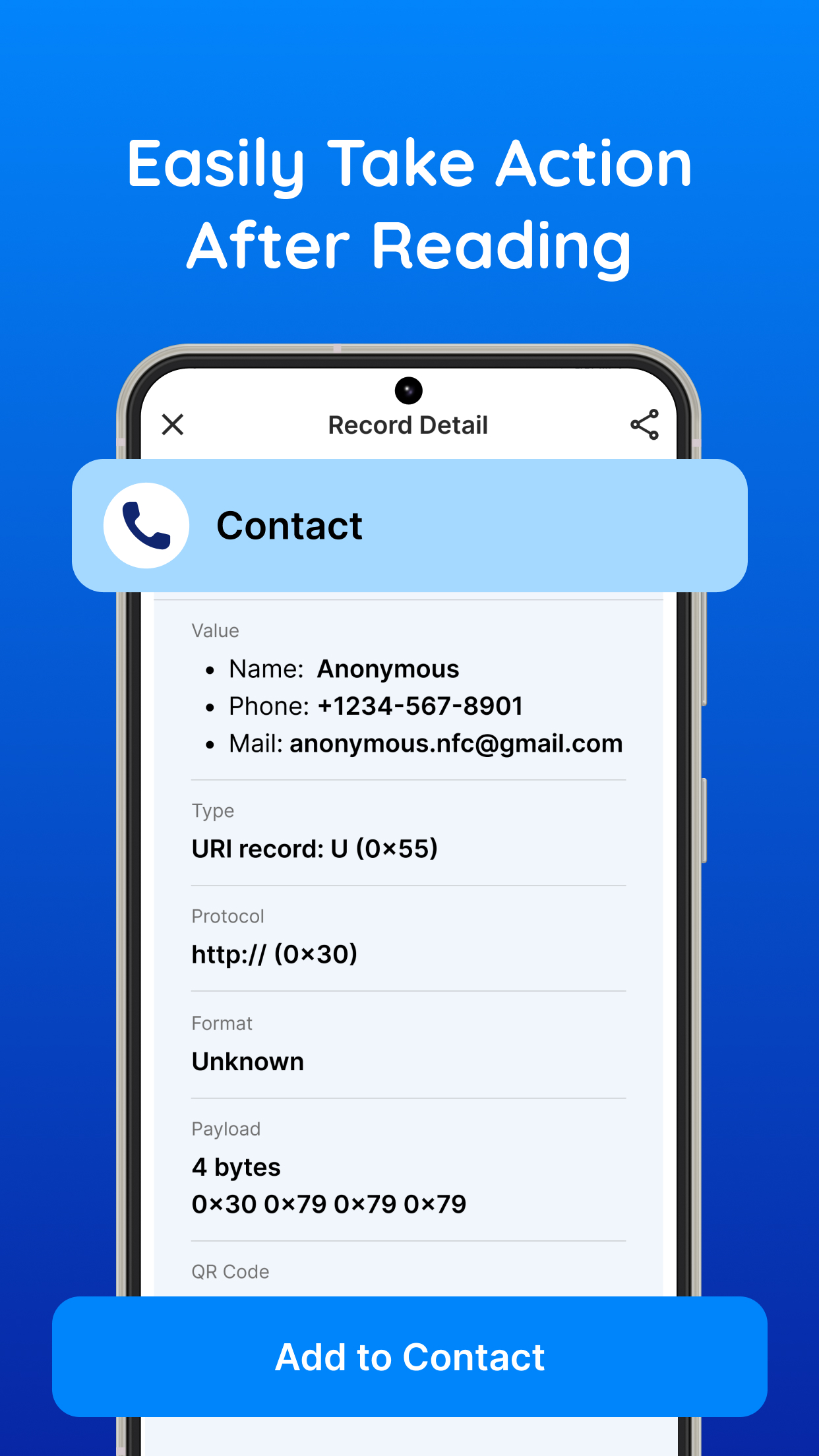 اسکرین شات 6 برنامه NFC Tags: Card Reader & Writer