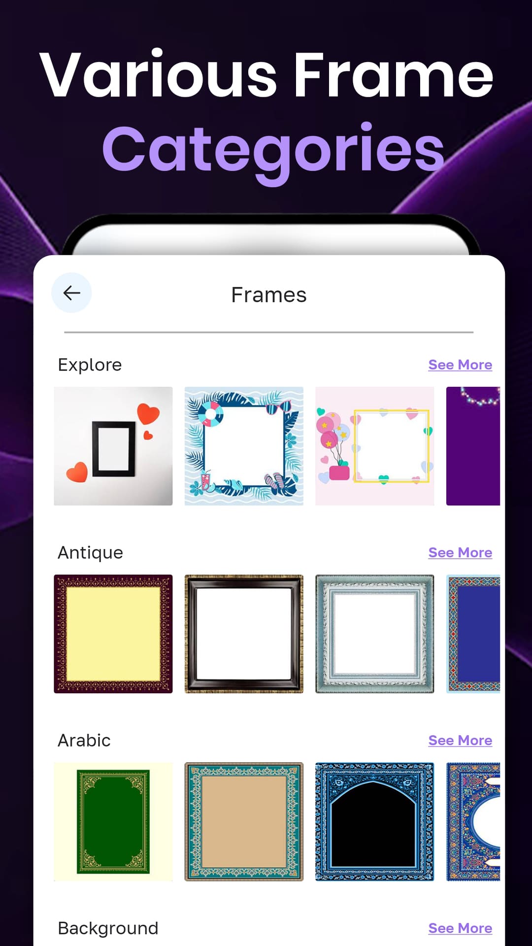 اسکرین شات 3 برنامه Photo Frames
