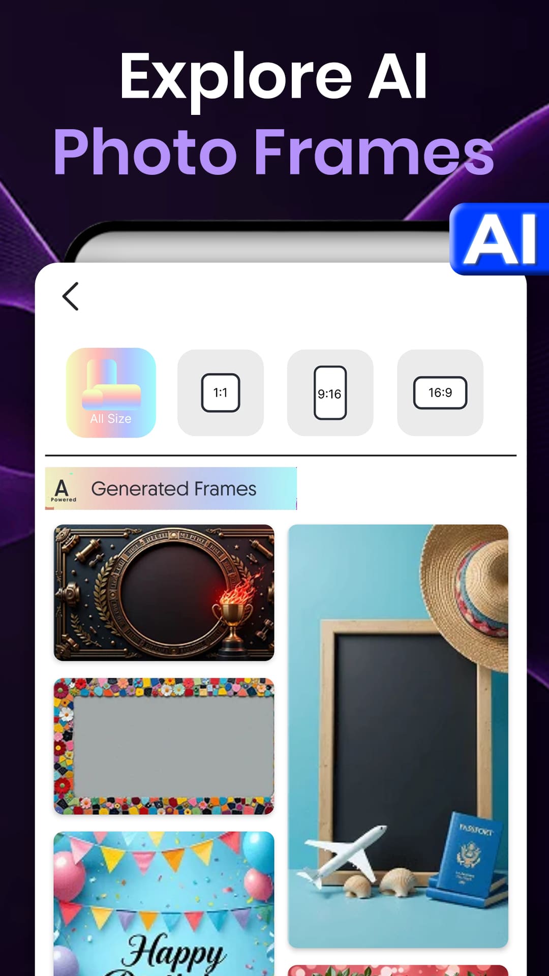 اسکرین شات 2 برنامه Photo Frames
