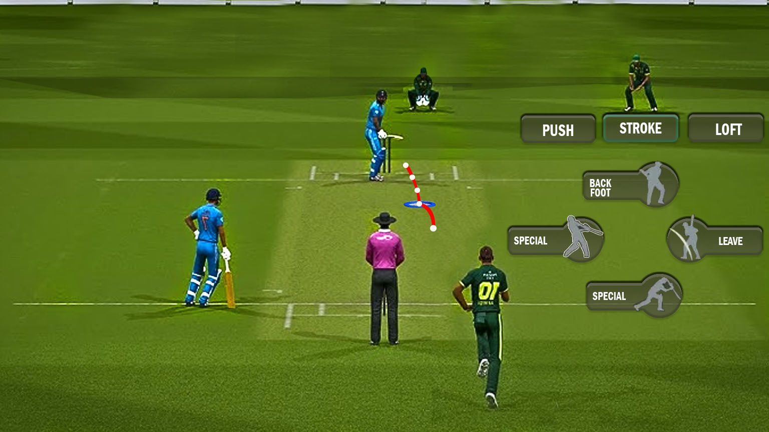 اسکرین شات 2 بازی World T-20 Cricket Match Game
