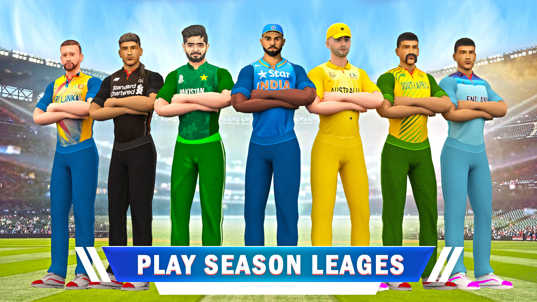اسکرین شات 6 بازی World T-20 Cricket Match Game