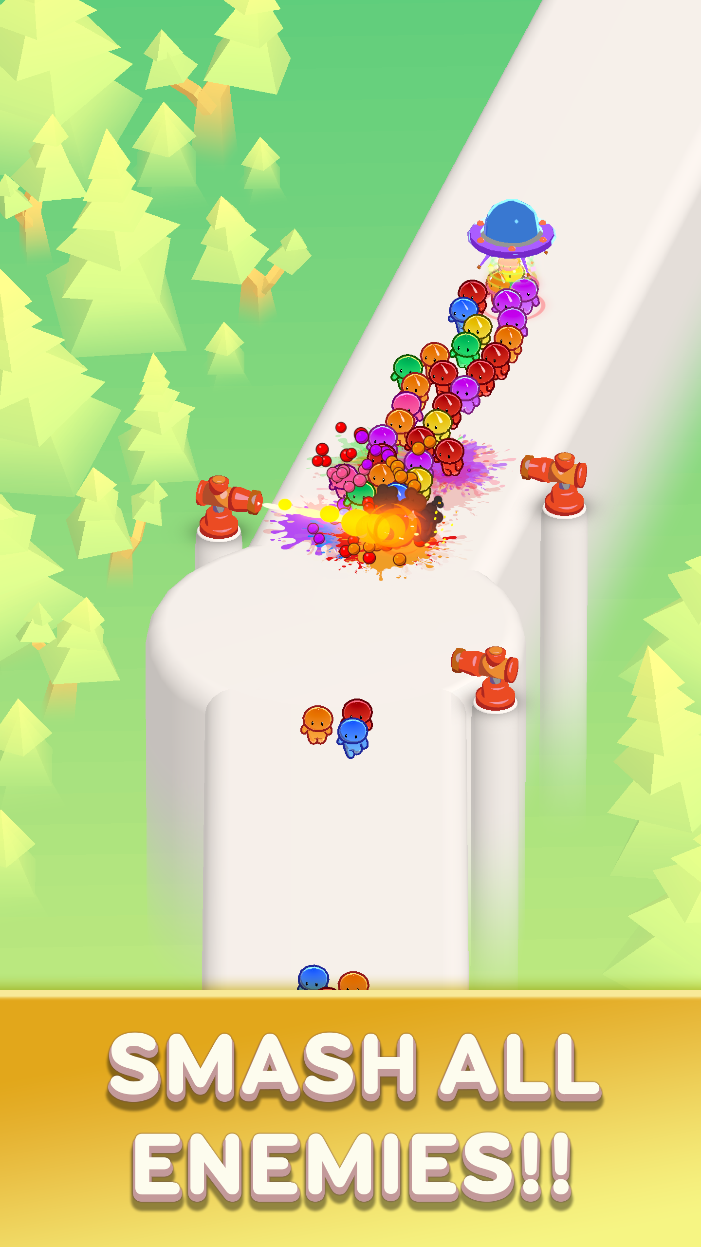 اسکرین شات 4 بازی Enemies Smash - Defense Game