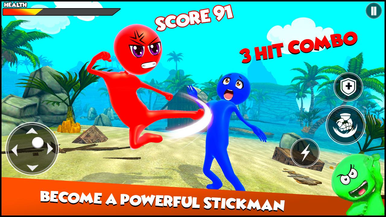 اسکرین شات 1 بازی Stickman Hero Fighting Games