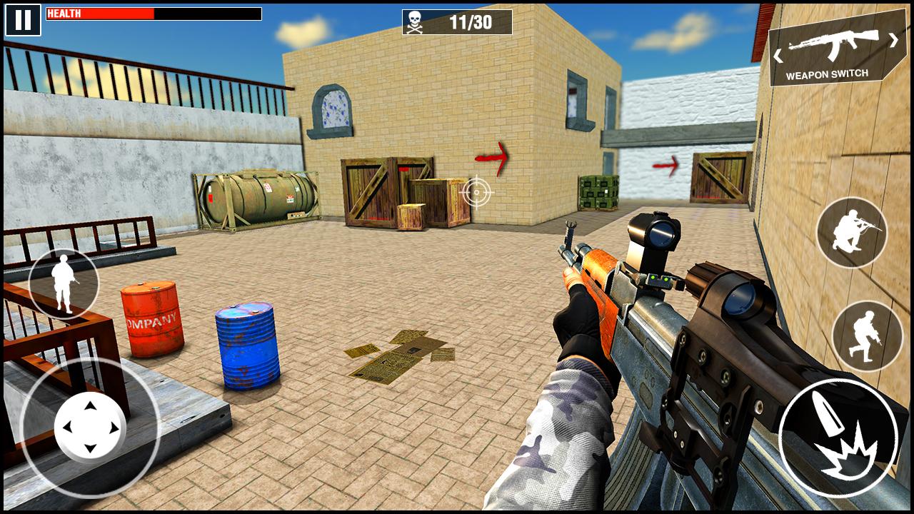 اسکرین شات 3 بازی Critical Warfare: Gun Games 3D