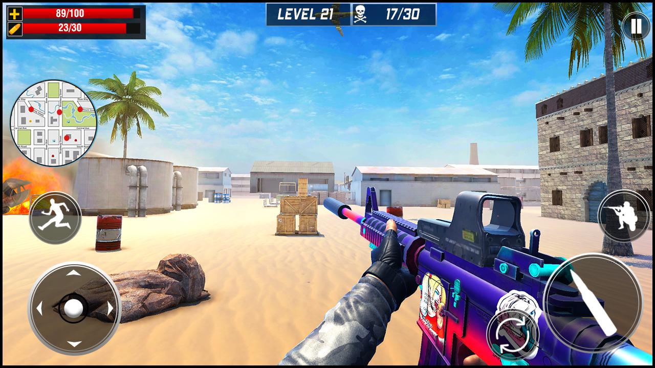 اسکرین شات 1 بازی War Cover Strike CS: Gun Games