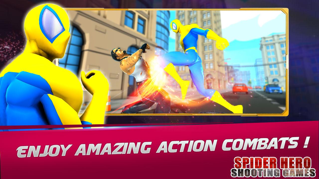 اسکرین شات 2 بازی Spider Hero Man Shooting Games