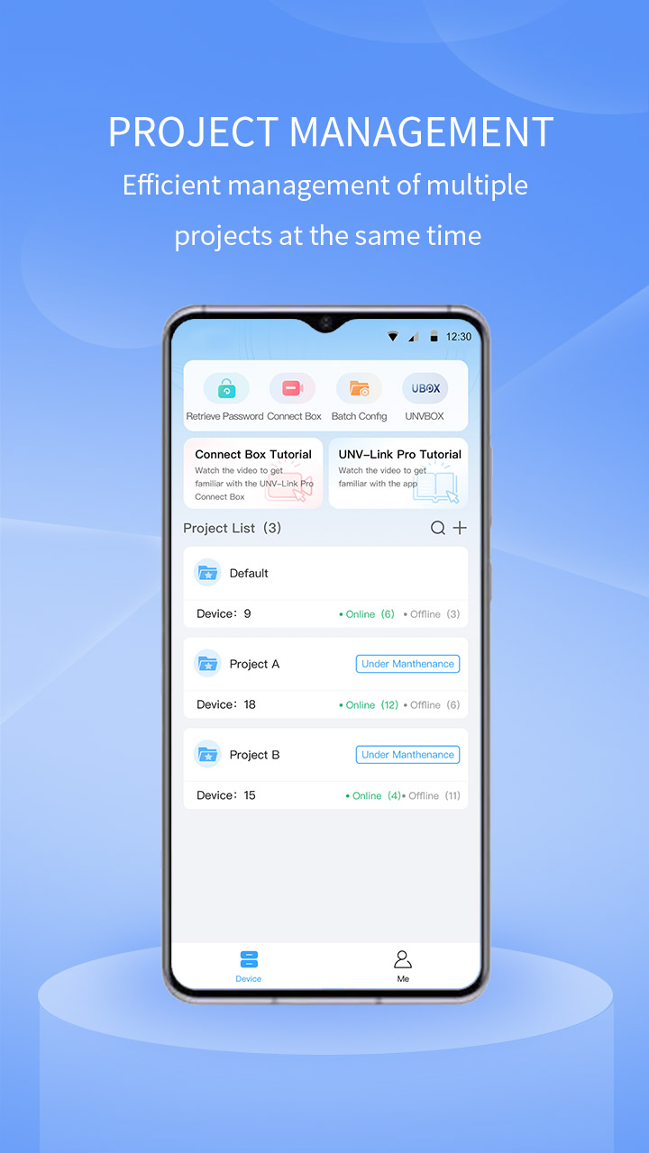 اسکرین شات 1 برنامه UNV-Link Pro