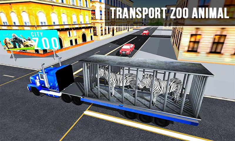اسکرین شات 5 بازی Wild Animal Zoo Transporter 3D