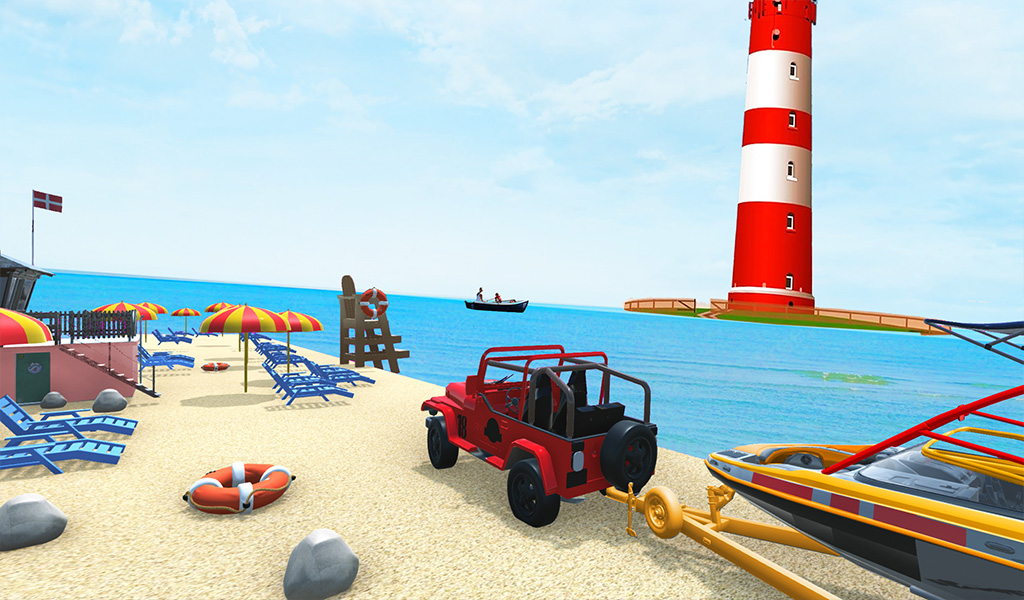 اسکرین شات 3 بازی Off-Road Camper Van Truck 3D
