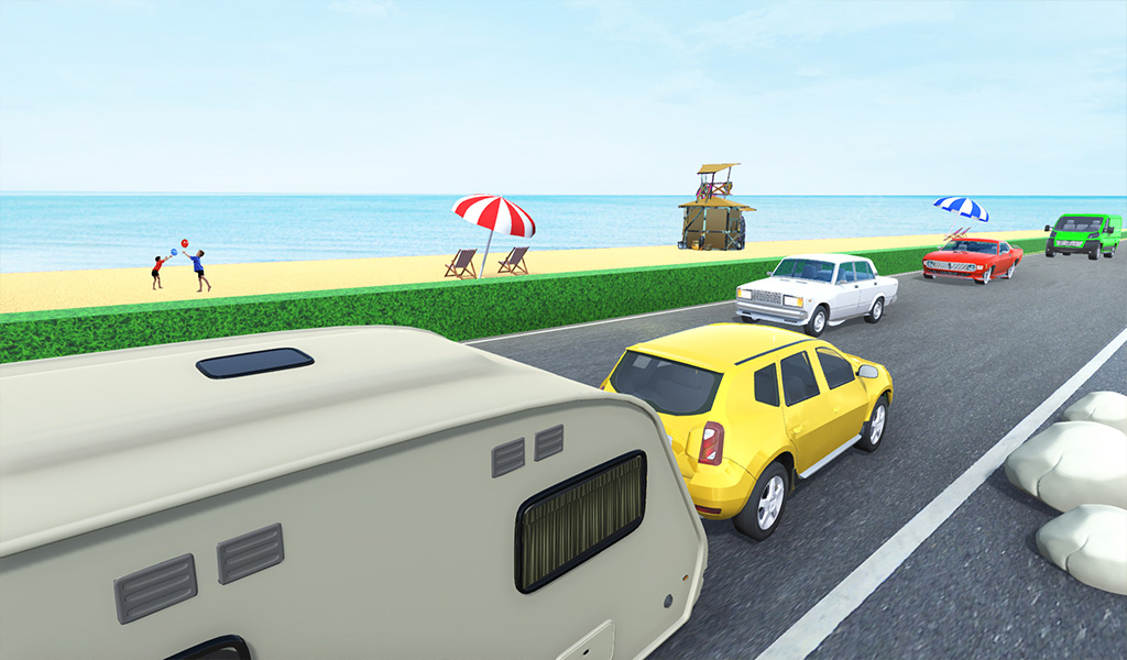 اسکرین شات 1 بازی Off-Road Camper Van Truck 3D