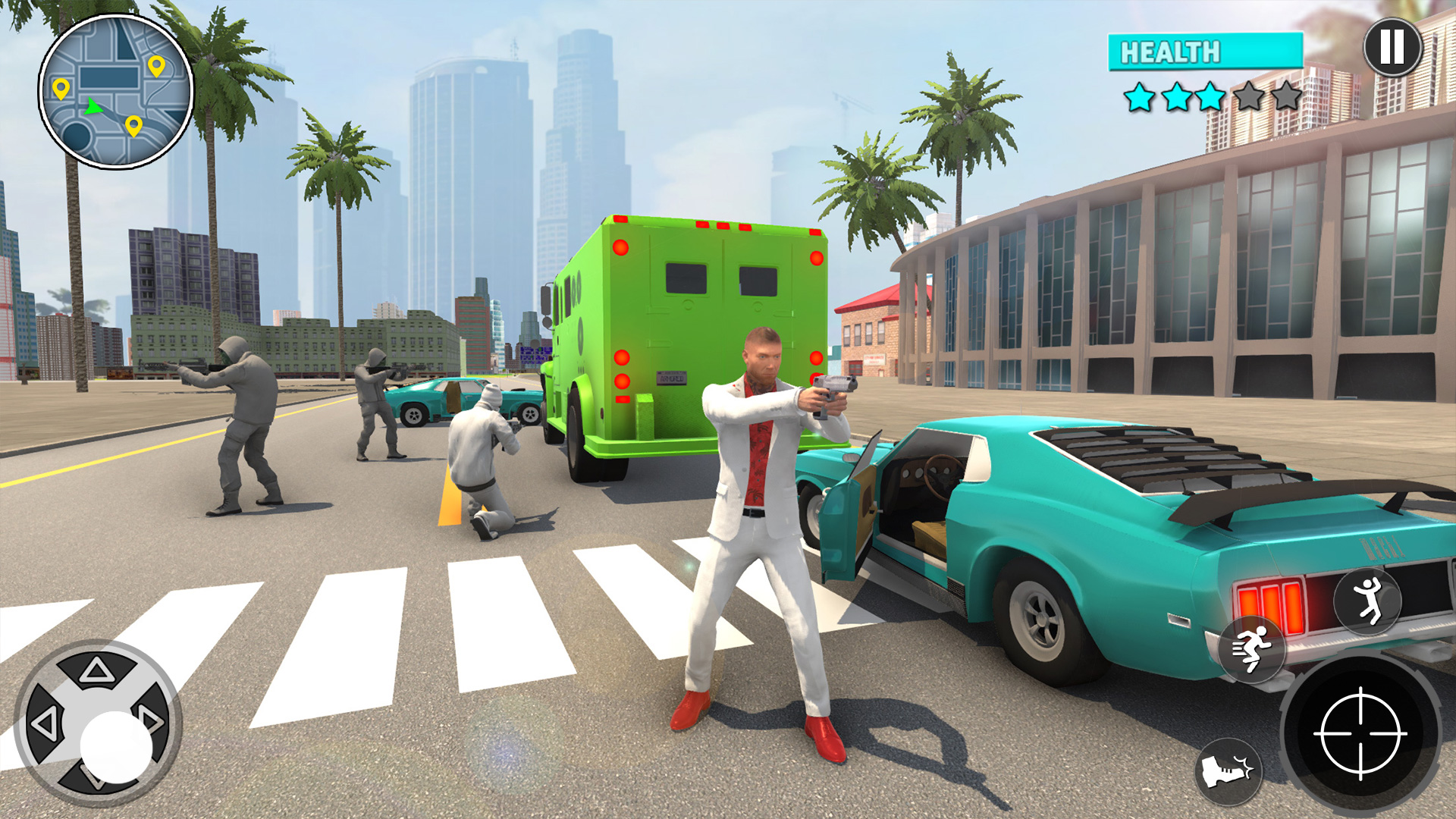 اسکرین شات 1 بازی Open World Mafia Gangster Game