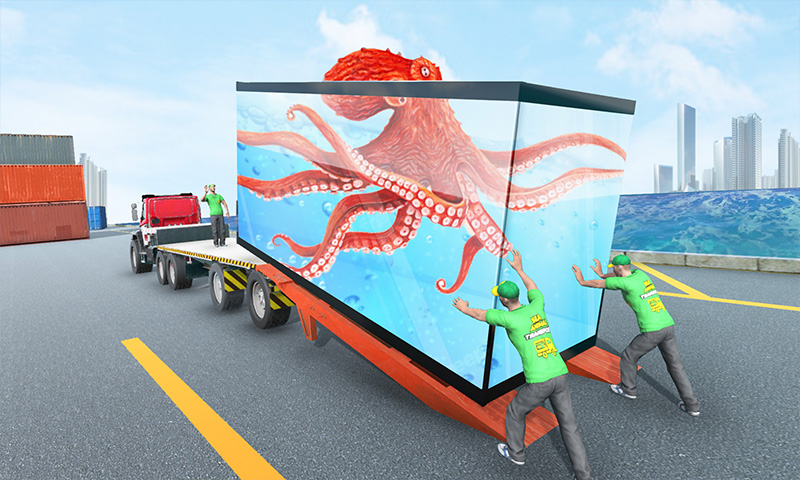 اسکرین شات 2 بازی Water Animal Transporter Games