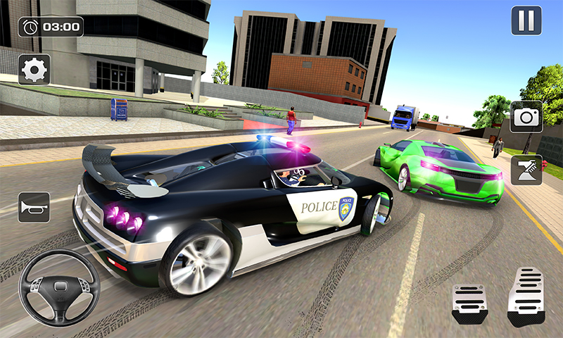 اسکرین شات 2 بازی Police Car Driving Mad City