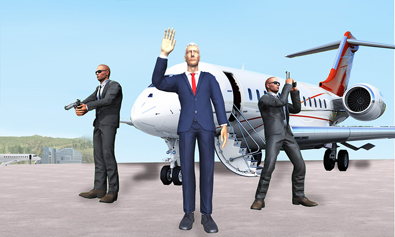اسکرین شات 4 بازی US President Escort Helicopter