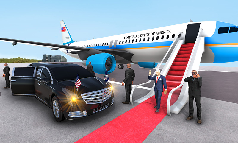 اسکرین شات 1 بازی US President Escort Helicopter