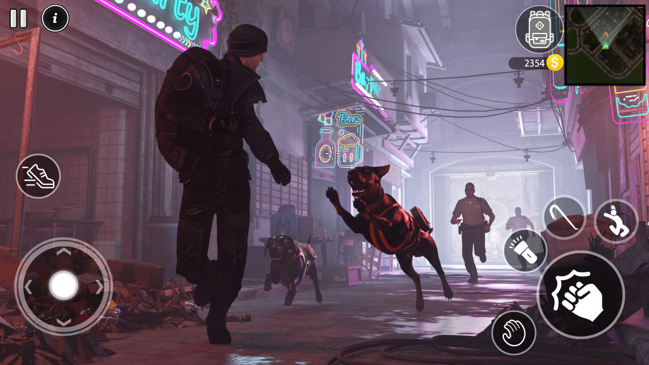 اسکرین شات 3 بازی Crime City Thief Simulator Pro