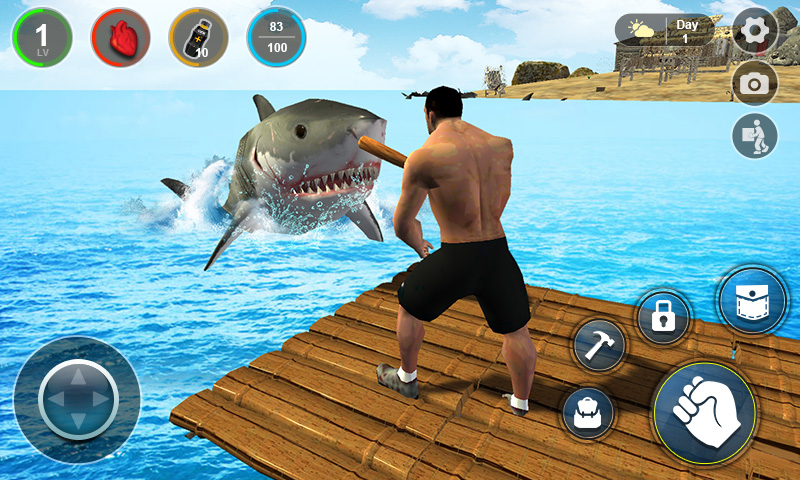 اسکرین شات 2 بازی Ocean Raft Survival Simulator